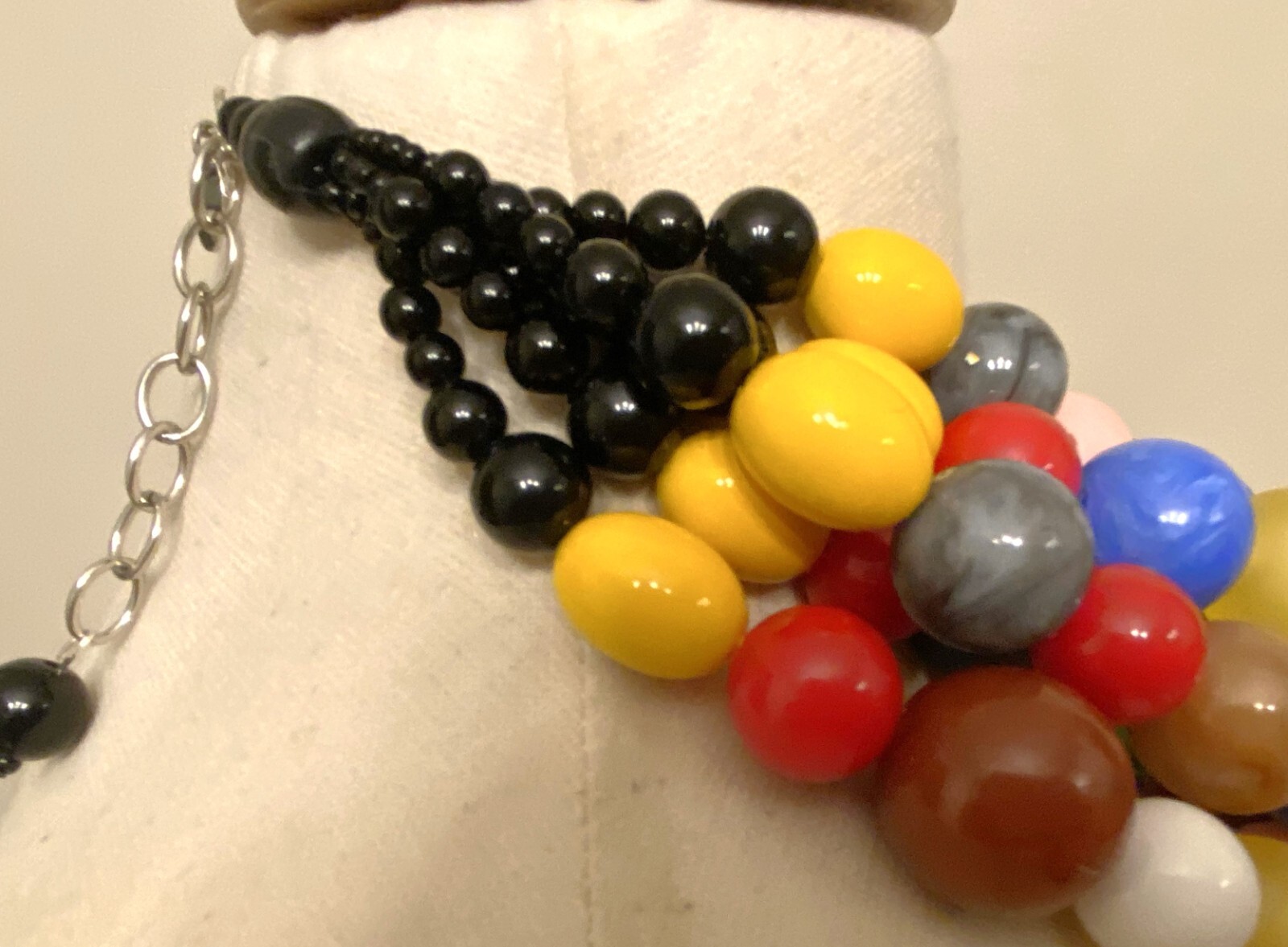 Color Candy Resin & Acrylic Beads Multi Strand Necklace