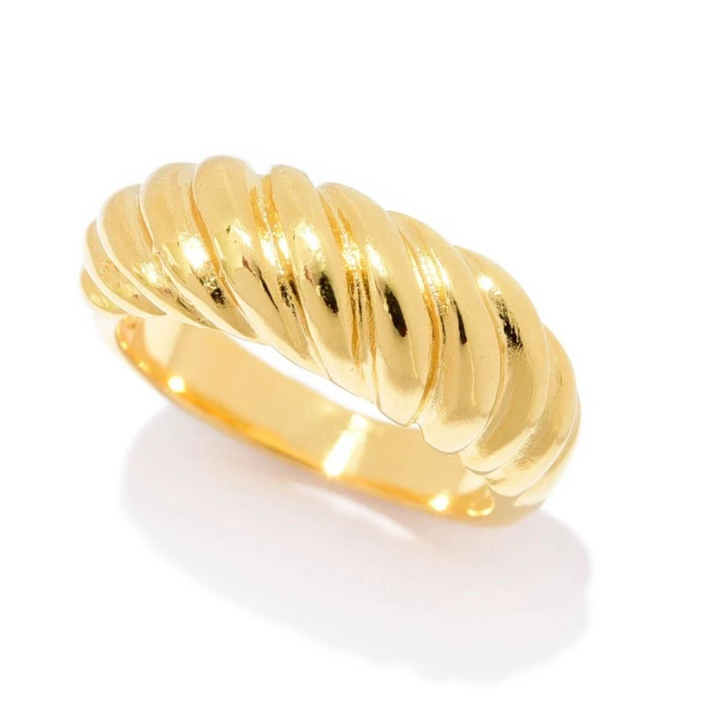Mayamar Croissant Ring, 24K Gold Plated, Size 7 – NEW – SOLD OUT ONLINE