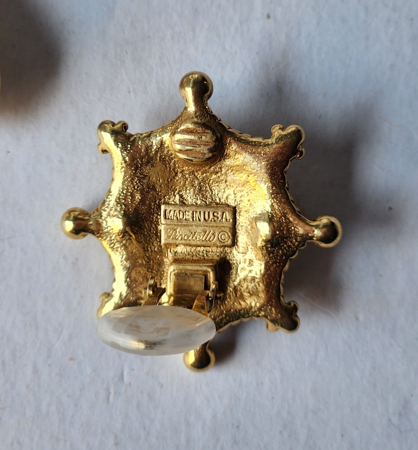 Jeff Lieb Brooch & Piscatelli Earrings: Vintage Jewels of India, Moghul style
